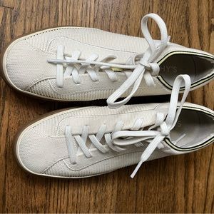 Rothy’s Blonde Lace Up Sneaker Sz 8